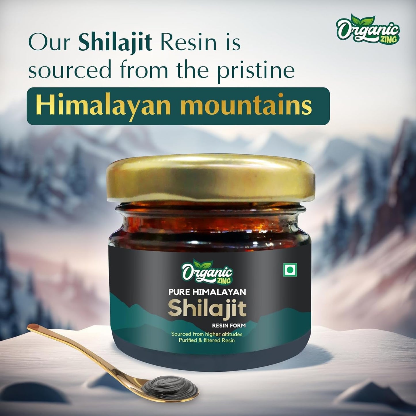 Résine de Shilajit Organique™ - Vitalité Naturelle