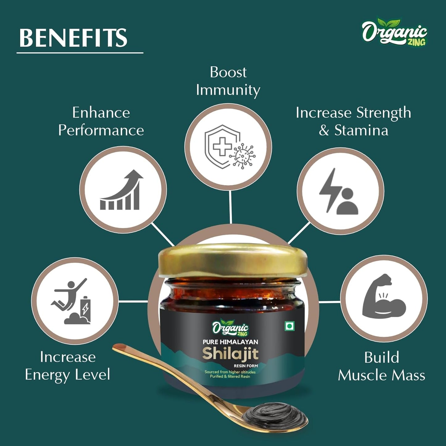 Résine de Shilajit Organique™ - Vitalité Naturelle