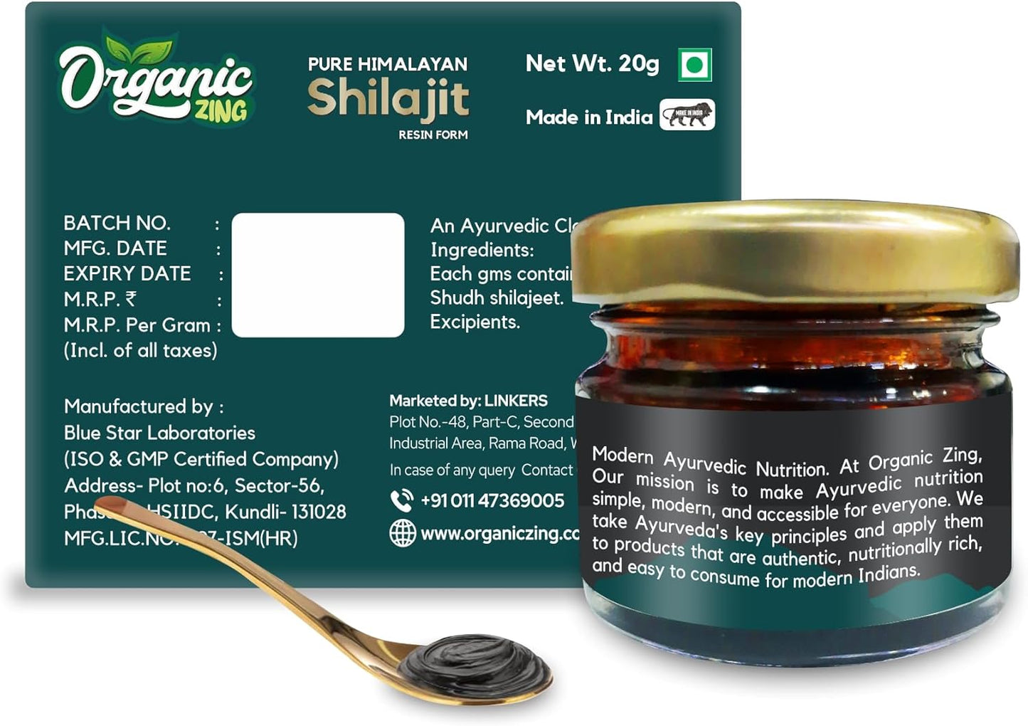 Résine de Shilajit Organique™ - Vitalité Naturelle
