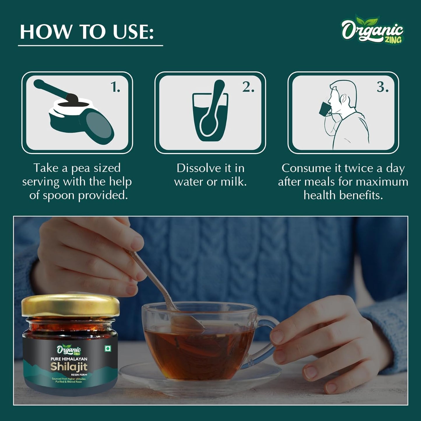 Résine de Shilajit Organique™ - Vitalité Naturelle